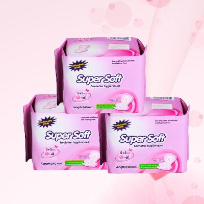 China Good Quality  Menstrual Pad Thick Saniatry Napkins Women Pads Feminine disposable Sanitary Napkin With A Cheap Price à venda
