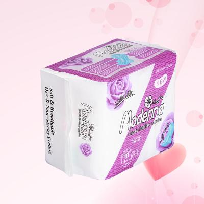 China hot sell good quality Lady sanitary towel disposable sanitary pads super winged women sanitary napkin en venta