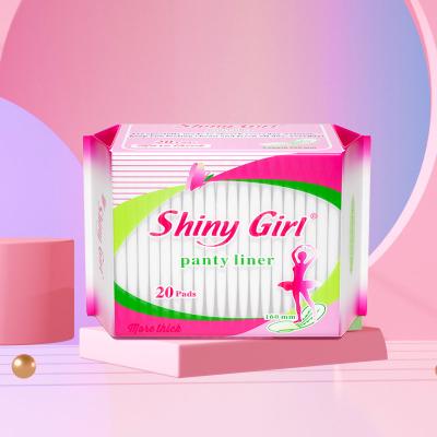 China Ultra Breathable Cotton Panty Liners 155cm Disposable Anion Panty Liner for Women Daily use Mini Pad for sale