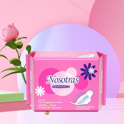 China Venta al por mayor Acolchaderas sanitarias femeninas Toallas menstruales Algodón orgánico Desechable de noche Mujeres Servilletas sanitarias en venta