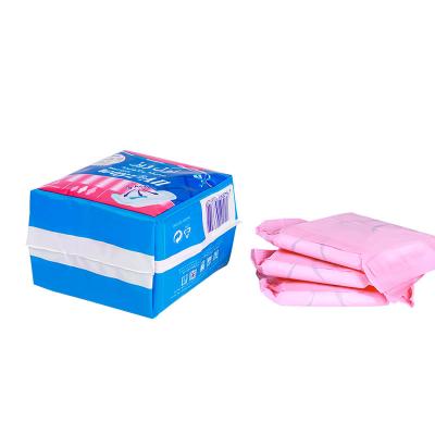 China Disposable Feminine Pads Cotton Menstrual Blue Sanitary Pads For Women Days and night Cheap Sanitary Negative Ion Napkin for sale