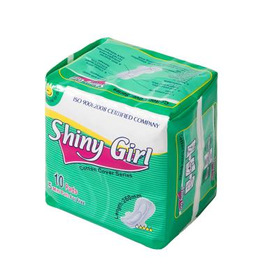 China Hot Sale Organic Cotton Disposable Sanitary Pad Fo Women Competitive Price Natural Feminine Hygiene Lady sanitary Napkin en venta