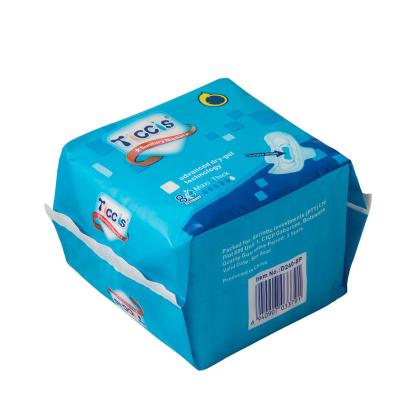 China Hot Sale High Quality Anion Pad Absorbency Sanitary Napkin Manufacturer in China Cotton PE Bag Disposable Ultra Thin à venda