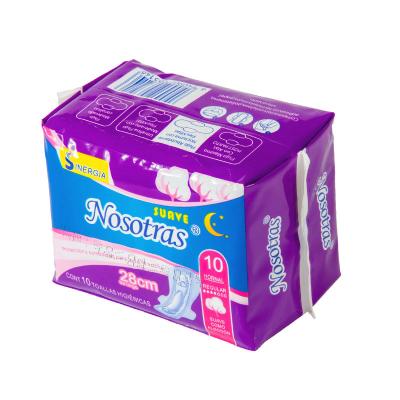 China Wholesale Private Label Ultra Soft Daily Use 245mm Disposable Women Pads Disposable Cheap Price Cotton Sanitary Napkins for sale
