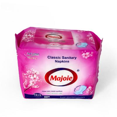 China Oem Customized Brand Night Use Women'S Period Pads Sanitary Napkin Wholesale Lady Organic Cotton Sanitary Napkin Anion for sale