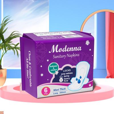 China Private Label Feminine Hygiene SAP Super Absorbent Sanitary Napkins Menstrual Pads For Day use en venta
