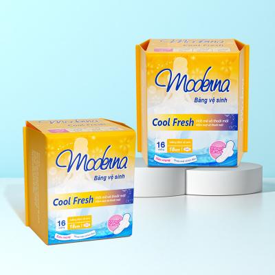 中国 Free sample disposable ultra thin daily use sterilized women organic cotton sanitary napkin 販売のため