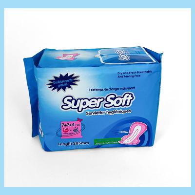 China Cheap Lady Sanitary Napkin Maxi disposable Sanitary Pads Standard OEM Sanitary Towel China Manufacturer for sale