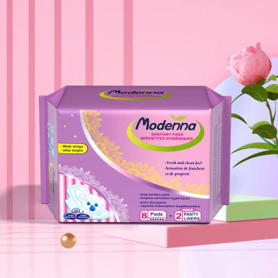 China Women Cotton Ultra Thin Night Sanitary Pads Disposable Korean Sanitary Napkin for sale