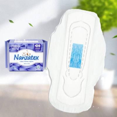 China Hot sale women cotton sanitary napkins pad wholesale menstrual pad for ladies in bulk with OEM Service en venta