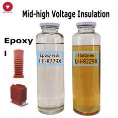 China Adhesivos eléctricos de los componentes del doble de la resina de epoxy 100pbw de la resina de epoxy líquida en venta