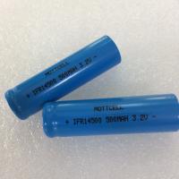 Quality 14500 500mAh High Discharge Rate Batteries Li Ion AA Lifepo4 Battery Cells for sale
