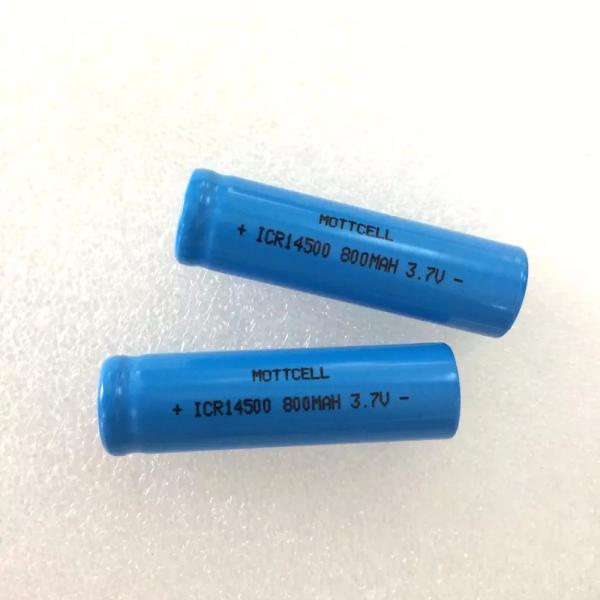 Quality small Lithium ion battery IFR14500 3.2V 500mAh for sale