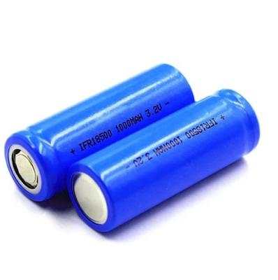 China 1100 mah lifepo4 solar battery cell 3.2V 18500 for Emergency lighting for sale