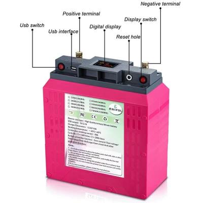 China LiFePO4 Lithium Iron Phosphate Battery 12V 100Ah LiFePo4 Battery Pack For Boat Motor for sale