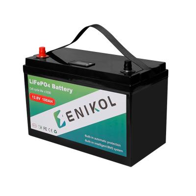 China OEM 12 Volt RV LiFePo4 Battery 100ah Solar Lithium Ion Battery Built In BMS for sale
