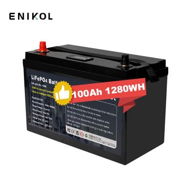 Chine 12V 100h RV LiFePo4 batterie stockage d'énergie batterie au lithium-ion solaire à vendre