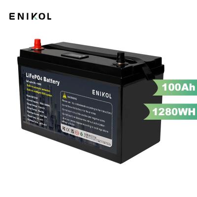 Chine 240ah RV LiFePo4 batterie stockage d'énergie 12V 100ah Lifepo4 batterie au lithium-ion solaire à vendre