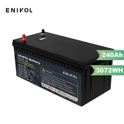 China Energia solar 3kw Lifepo4 Bateria 240ah 12V Bateria de íons de lítio à venda