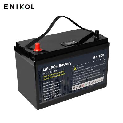 China IP55 100ah 12V Bateria de lítio Lifepo4 Bateria para armazenamento solar à venda
