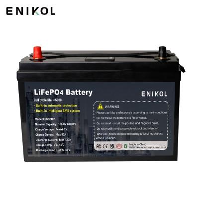 Chine Accueil Stockage d'énergie RV batterie LiFePo4 batterie au lithium 12V 100ah batterie à cycle profond à vendre