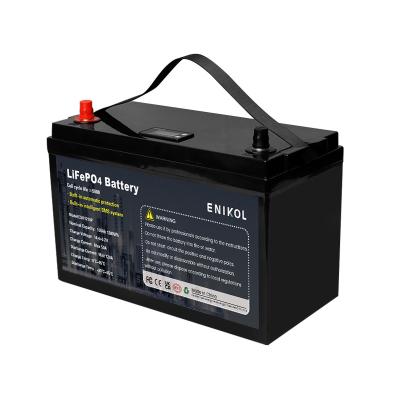China 12V Deep Cycle RV LiFePo4 Battery 100ah Smart Energy Solar Lithium Battery for sale