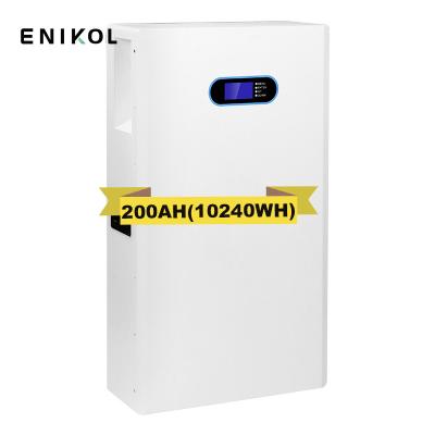 Chine Batterie de stockage de l'énergie montée sur le mur 51.2V 200ah 48V 100ah Batterie Lifepo4 à vendre