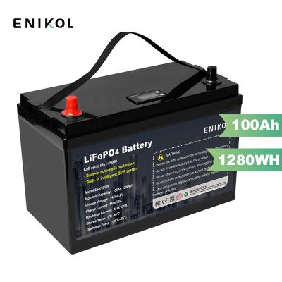 China Batería solar de litio de 12 V 100ah 1kw Lifepo4 Batería de iones de litio EVE en venta