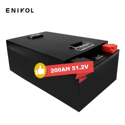China Home Energy 48V Golf Cart Battery 10kw Solar System 200ah Lifepo4 Lithium Battery for sale