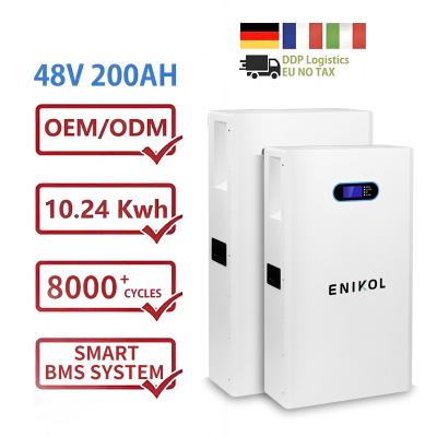China Lifepo4 48v 200ah Lithium Ion Battery 10kw Energy Storage Solar Powerwall Battery for sale