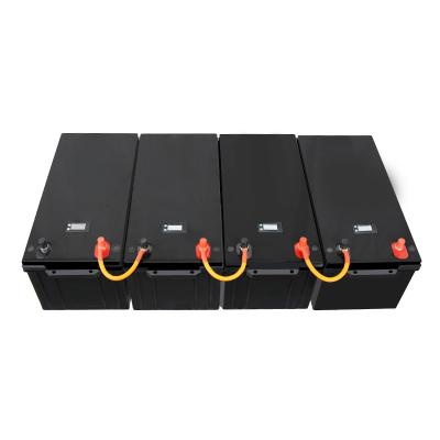 China Smart Rechargeable Lifepo4 Battery Pack 100ah 240ah Lithium Ion Backup Battery 12V for sale