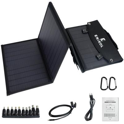 China Mono camping panel solar plegable cargador de salida tipo C y USB 80W portátil en venta
