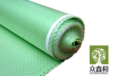 China PE Film Underfloor Heating Underlay 200sqft / Roll  Sound Reduction Green Foam for sale