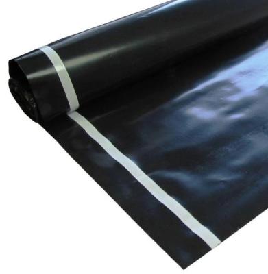 China Black Vapor Barrier Film Moisturbloc Polyethylene Film For Subflooring for sale