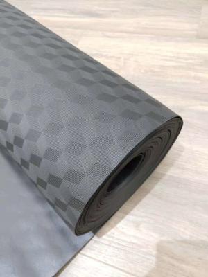 China Hoge dichtheid 1 mm schuimonderlaag Vochtbarrière-onderlaag voor SPC-vloeren Te koop