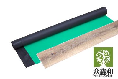 China 1,5 mm HD SPC-Bodenbelagsunterlage, rutschfeste, grüne, geräuschreduzierende Unterlage für Laminat zu verkaufen