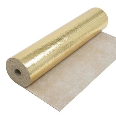 China 3 mm gouden schuimonderlaag 10 m² natuurlijke akoestische rubberen onderlaag Te koop