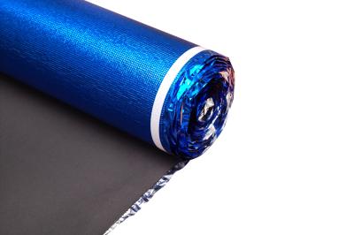 China SGS Blue Aluminium Film Eva Foam Underlay Moisture Protectionfoam Laminate Underlay 2mm Te koop