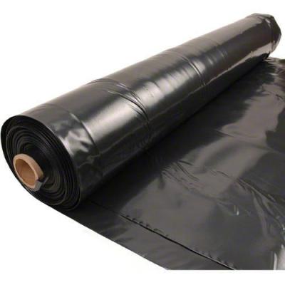 China Película de barrera de vapor de 1,1 m de ancho, 6 mil, 500 pies cuadrados/rollo, polietileno negro en venta