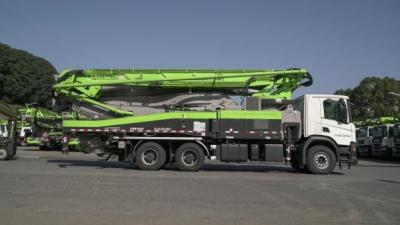 China CE 52X 6RZ Truck Mounted Concrete Pump 52M Scania National Five Pump Truck for sale