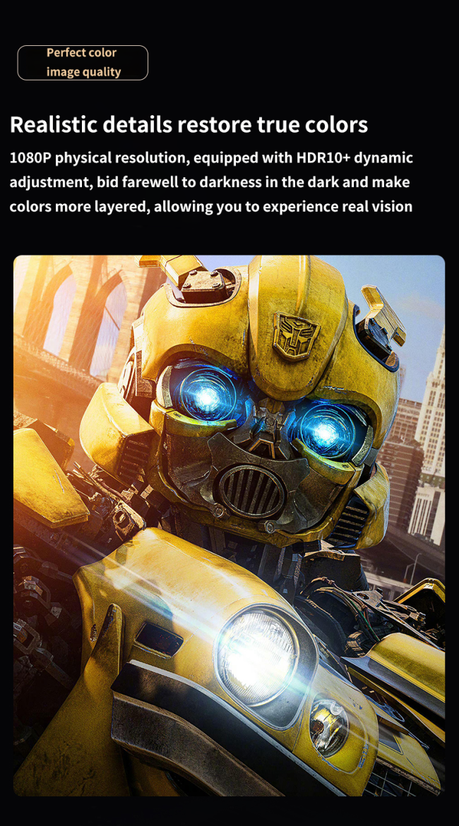 Image quality demonstration of Flyin Y3Pro projector