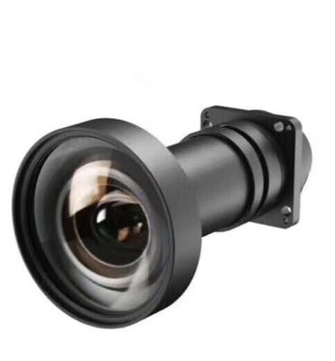 China HD All Glass All Metal External Projector Fisheye Lens Short Focus for sale