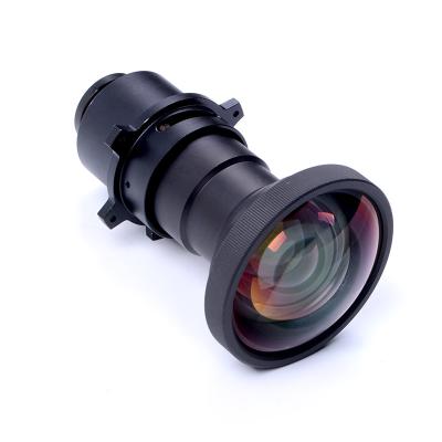 China Fish Eye Double Concave Short Throw Projector Lens Wide Angle for sale