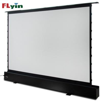 China 130 Inches ALR Electric Foldable Projector Screen Floor Rising Stand for sale