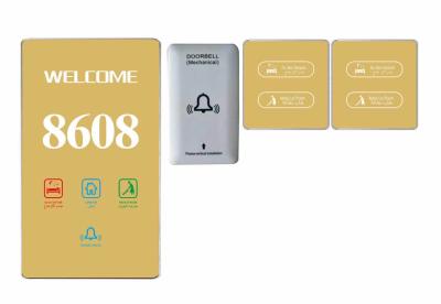 China Muestras de número electrónicas de placa de la puerta del número de la puerta del hotel de CHINA en venta