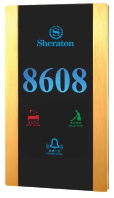China Hotel Door Number Hotel Door Plate Door Bell Touch Switch From CHINA for sale