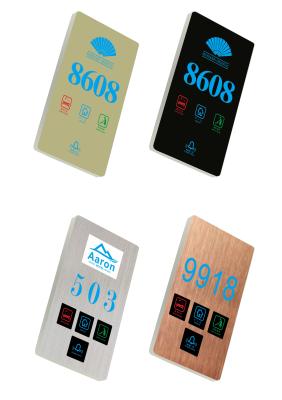 China Hotel Guest Room Number Hotel Door Number Sign Electronic Door Number From CHINA for sale