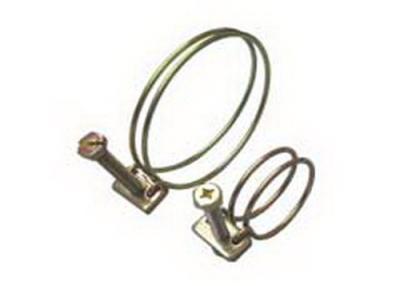 China Galvanized Double Wire Hose Clamps for sale