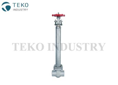 China Handwheel Operation Forged Steel Valves , Cryogenic Gate Valve With Extension Stem for sale