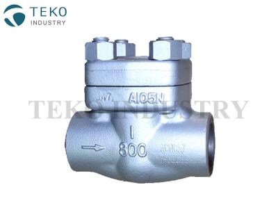 China Fire Safe 800 Class Forged Steel Lift Check Valve 1 Inch Socket Weld End For Power Plant for sale